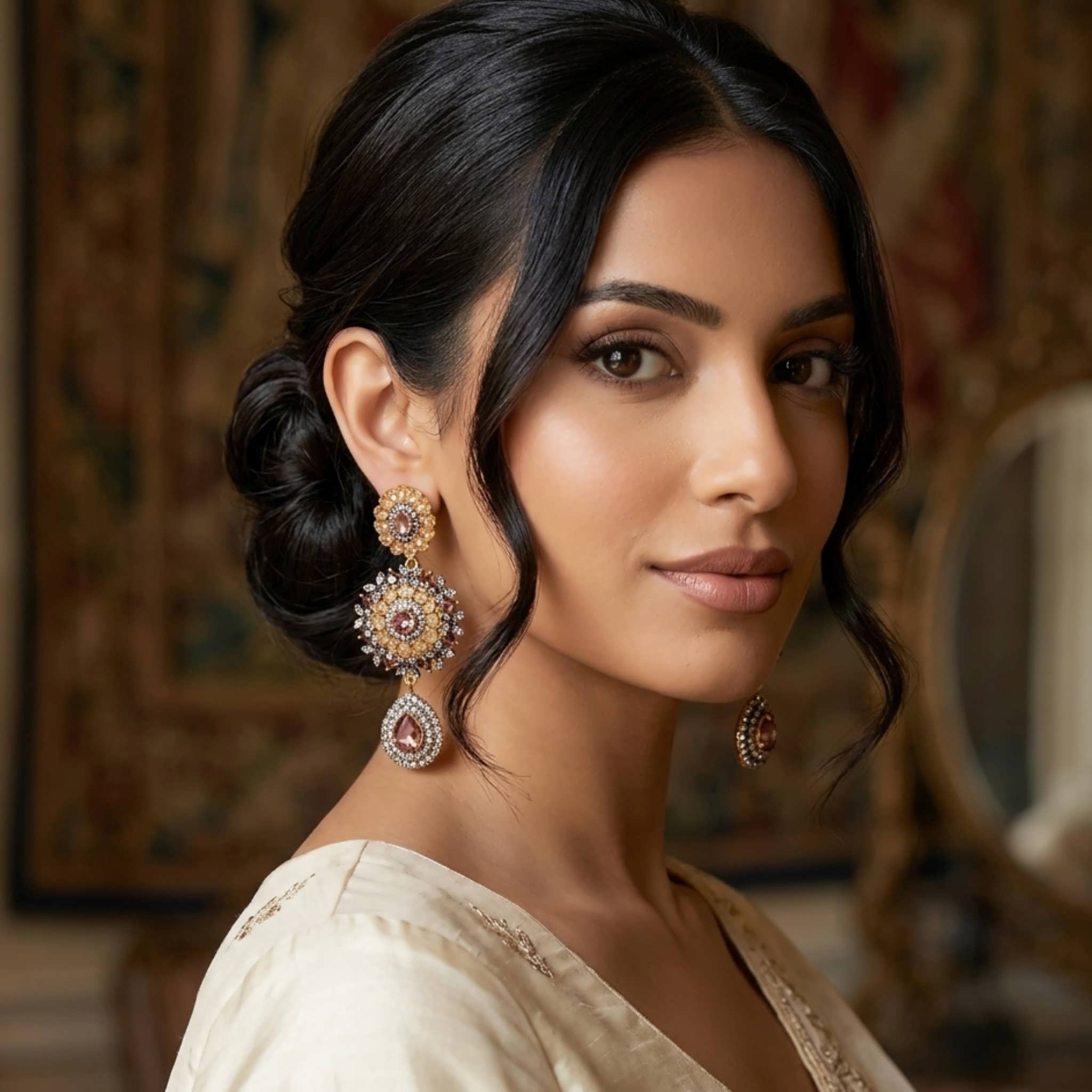 Earrings Ruby