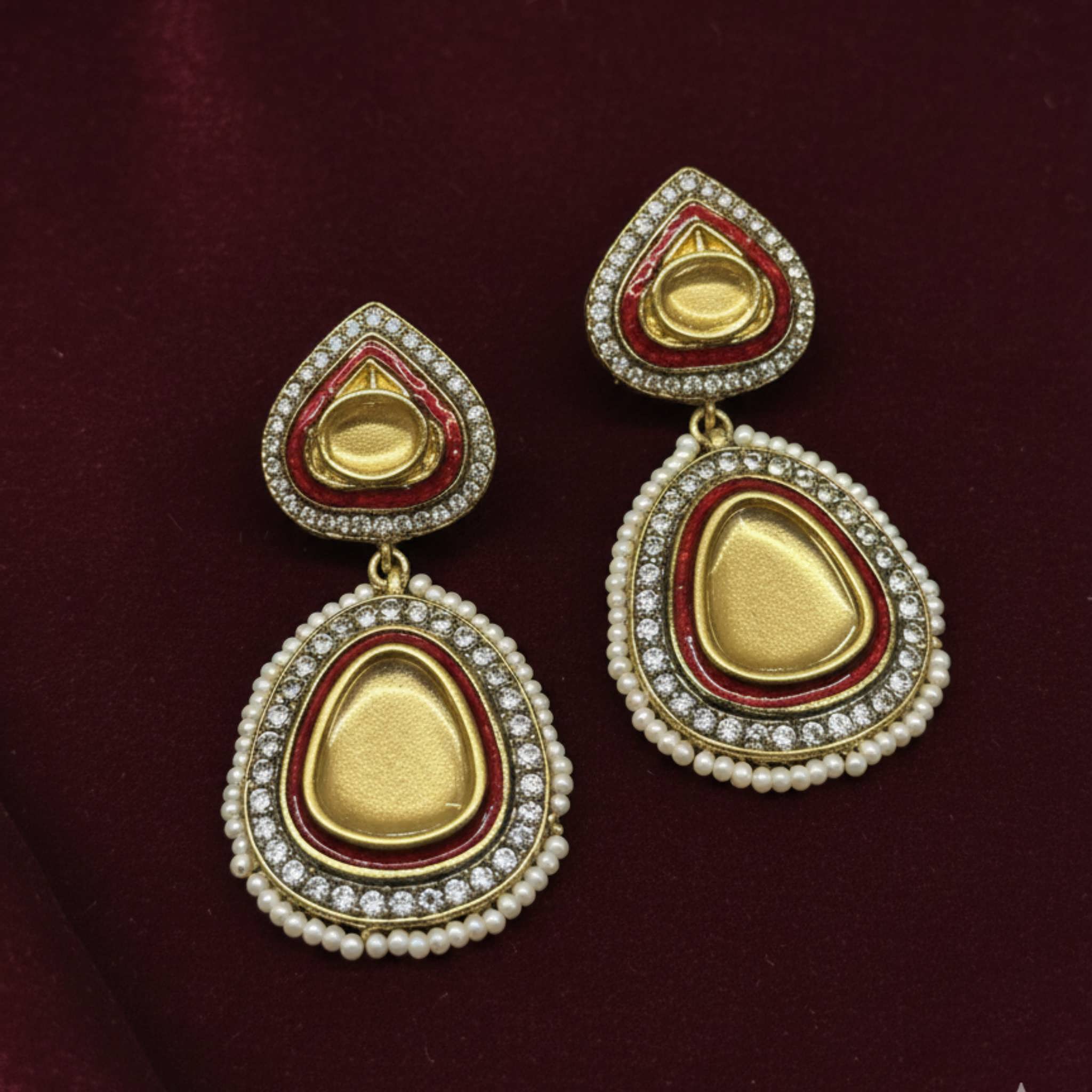 Earrings Kundan