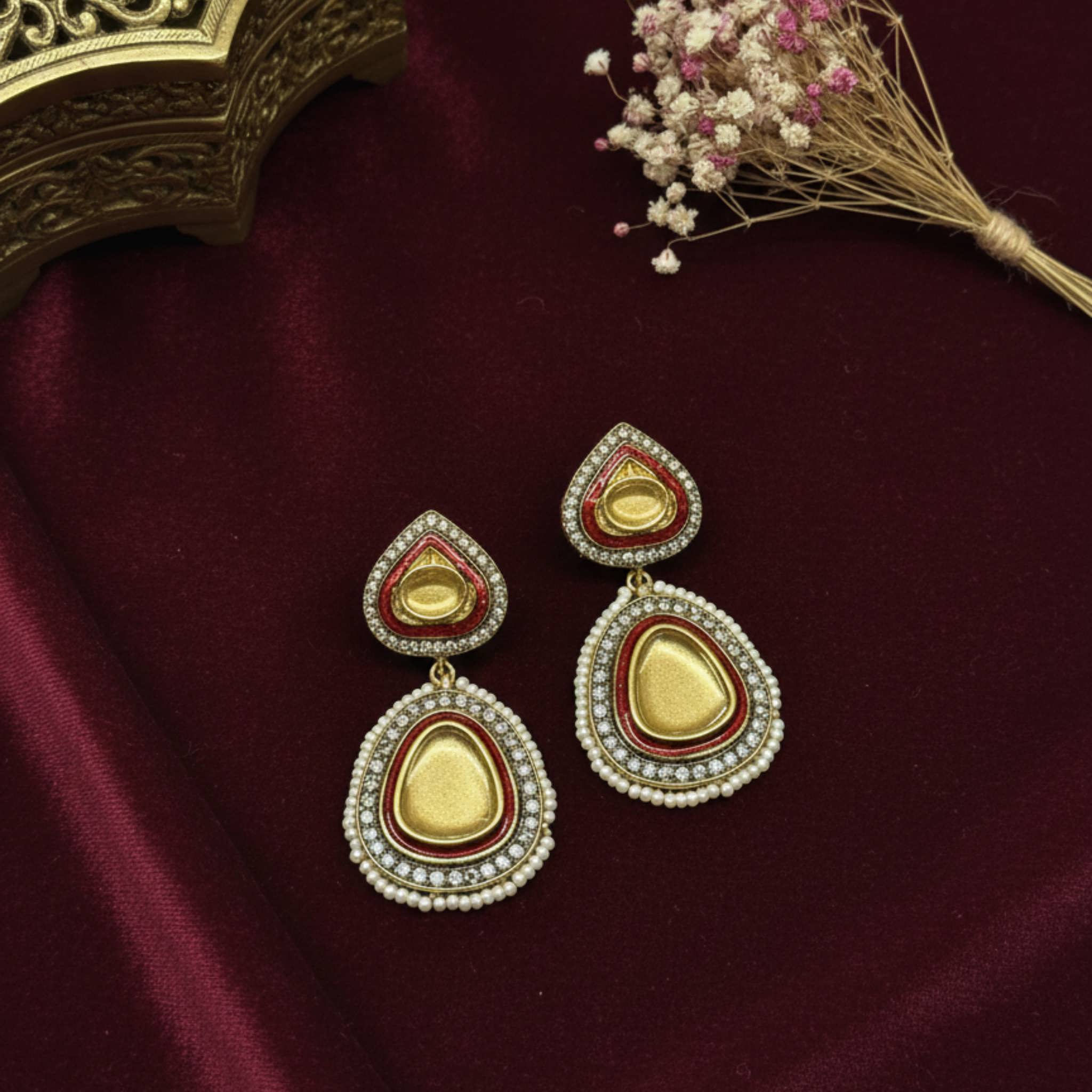 Earrings Kundan