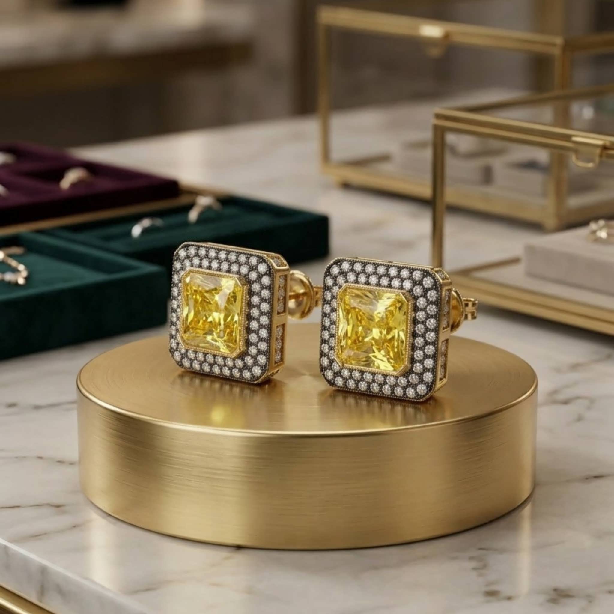 Earrings zirconia 3
