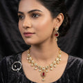 Ruby Kundan Set
