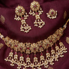 Ruby Kundan set 2
