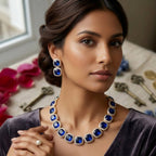 Royal blue sapphire Set
