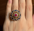 Sapphire Ring white