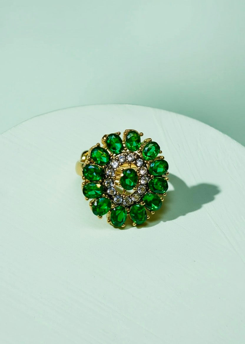 Emerald Ruby Ring Neon