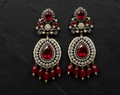 Earrings ruby 2
