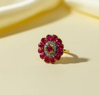 Emerald Ruby Ring Neon