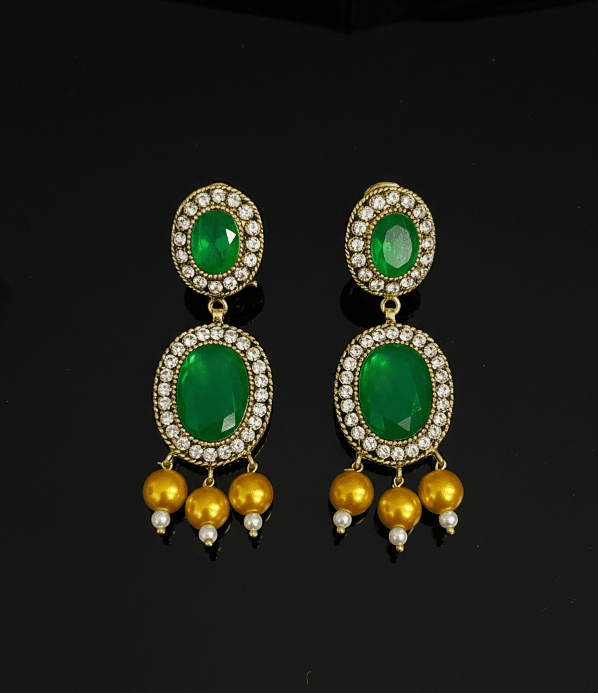 Earrings Emerald 2