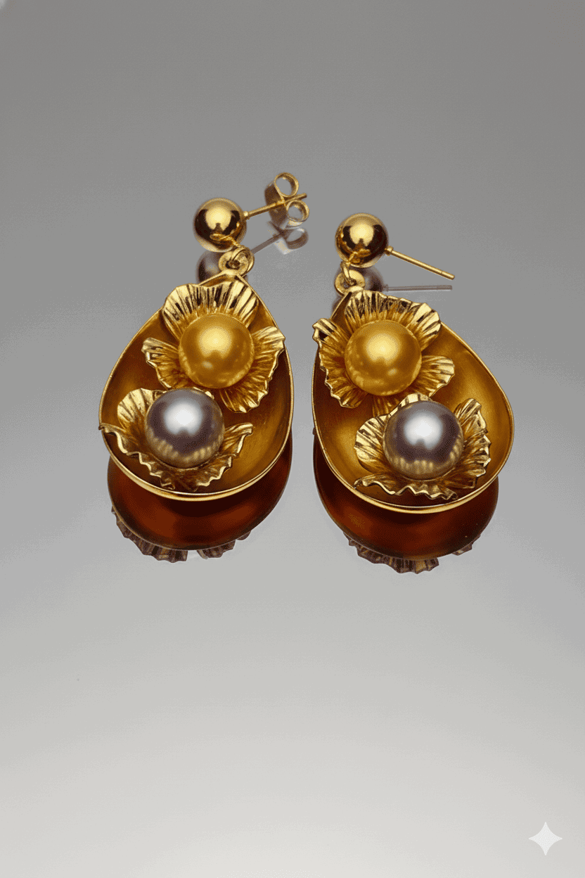 Earrings Floret Pearl 2