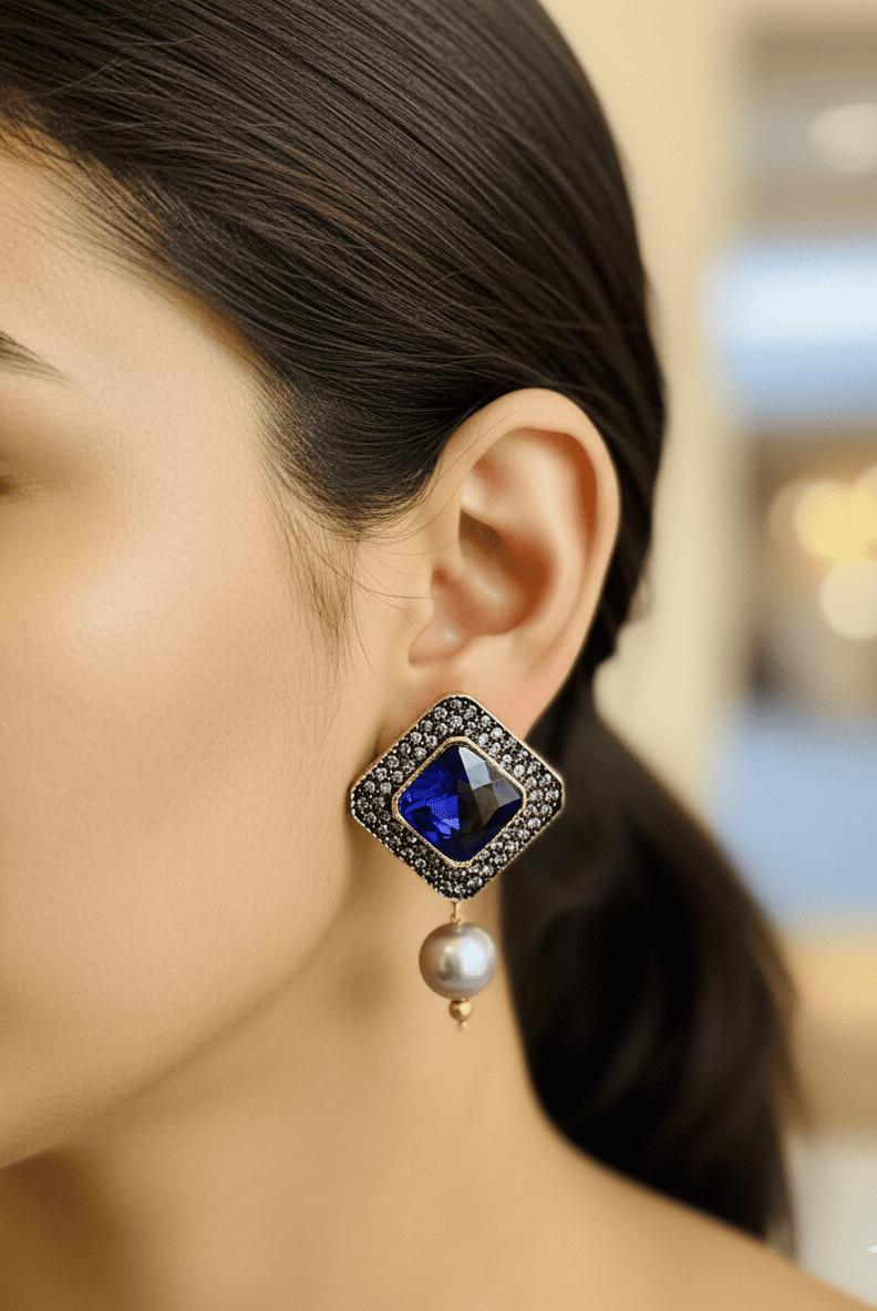 Earrings Tanzanite