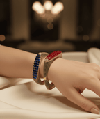 Ruby Sapphire Bangles