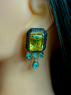 Earrings cubic zirconia Lemon