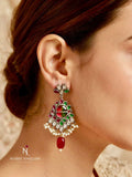 Earrings Bio color Tourmalion