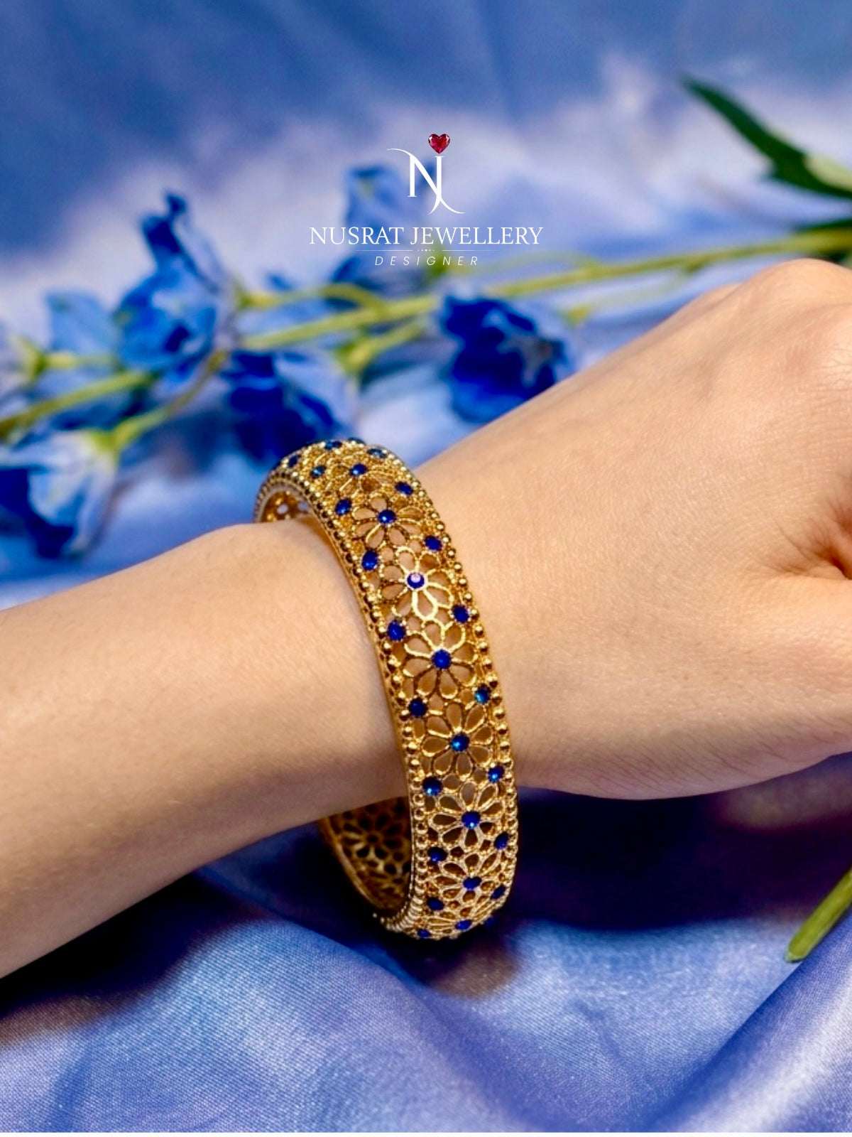 Sapphire Bangles