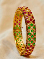 Bangles Zirconia with Ruby Emerald