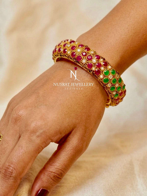 Bangles Zirconia with Ruby Emerald