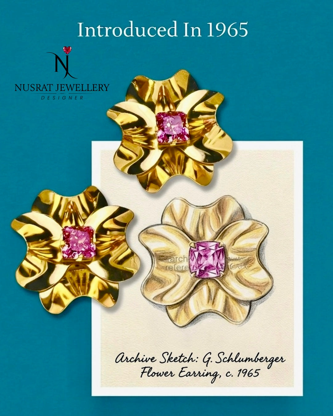 Earrings floret