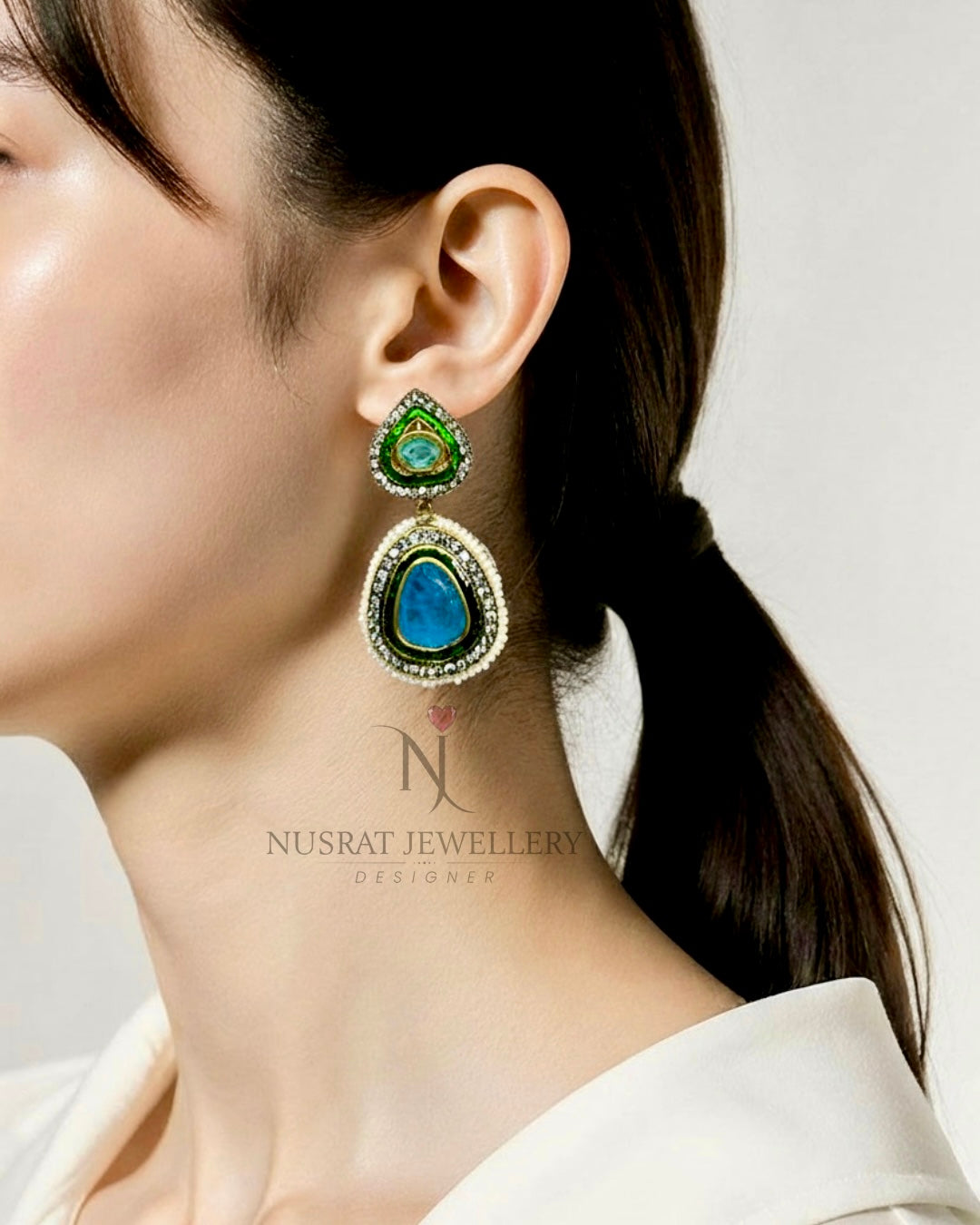Earrings Kundan