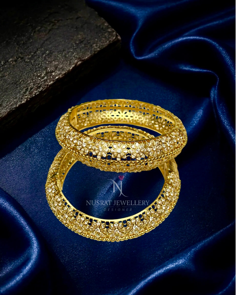 Ruby Bangles Rose Pair