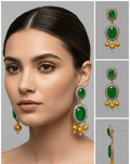 Earrings Emerald