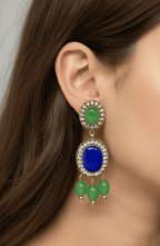 Earrings Lapis Lazuli - Nusrat Jewellery