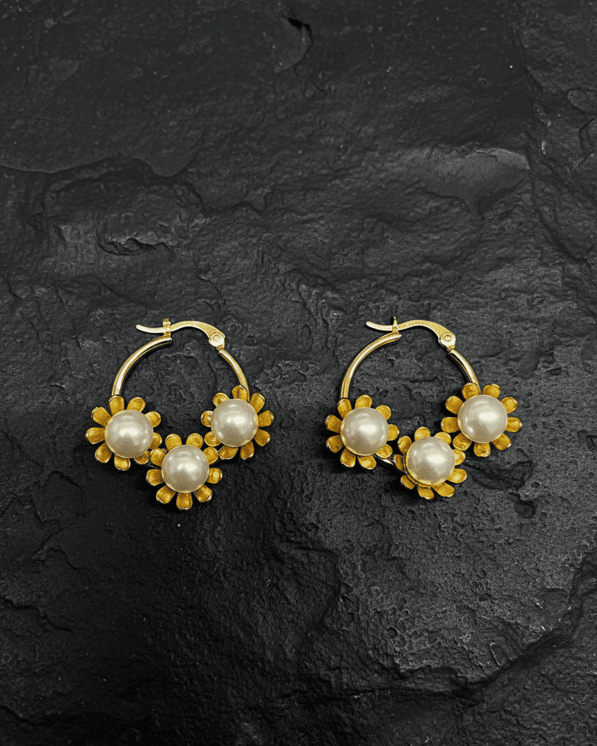 Earrings pearl 3 - Nusrat Jewellery
