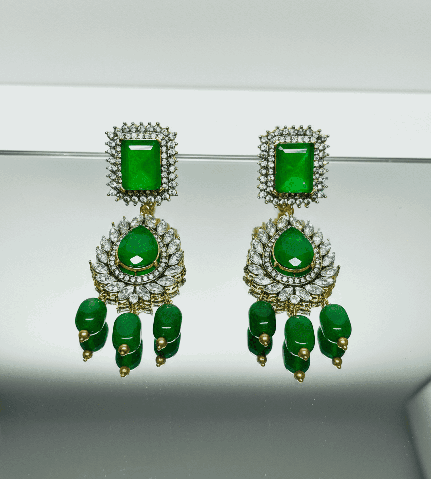 Emerald Earring - Nusrat Jewellery