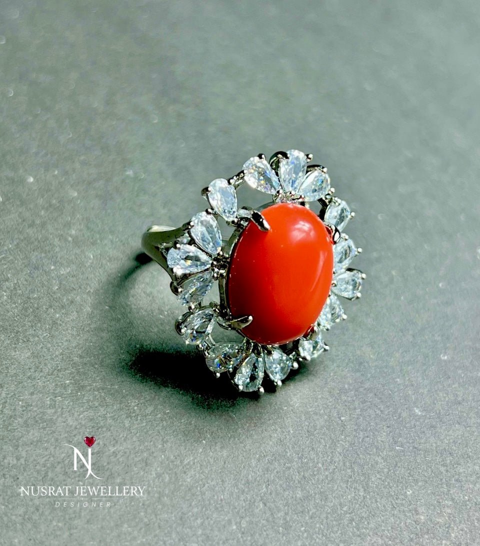 Marjan Ring - Nusrat Jewellery