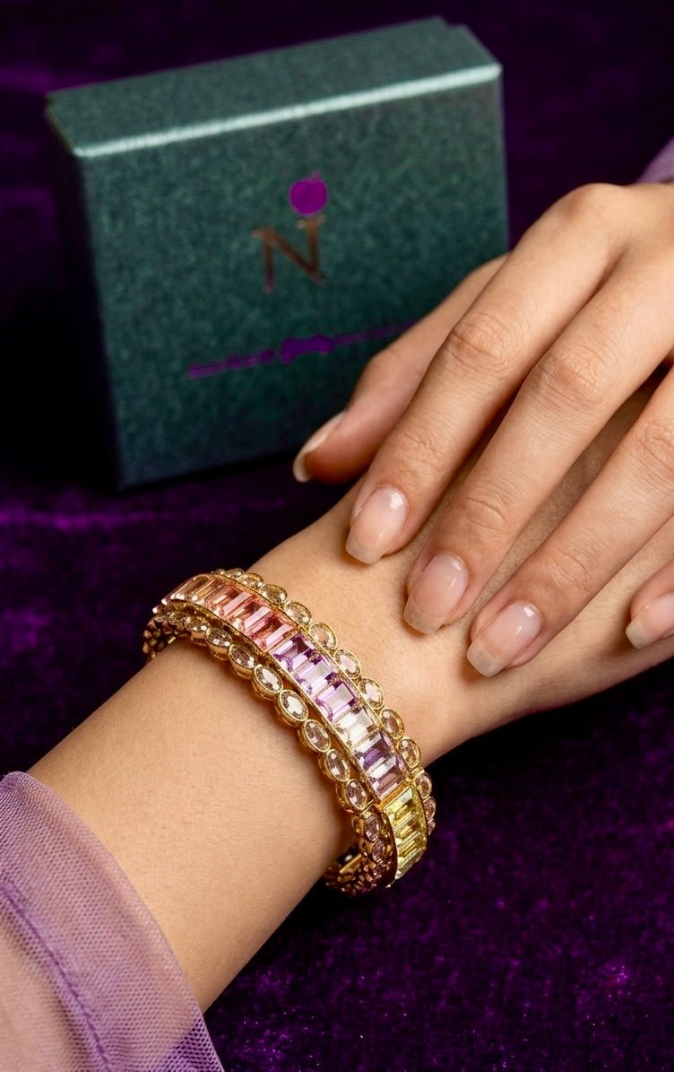 Rainbow bangle - Nusrat Jewellery