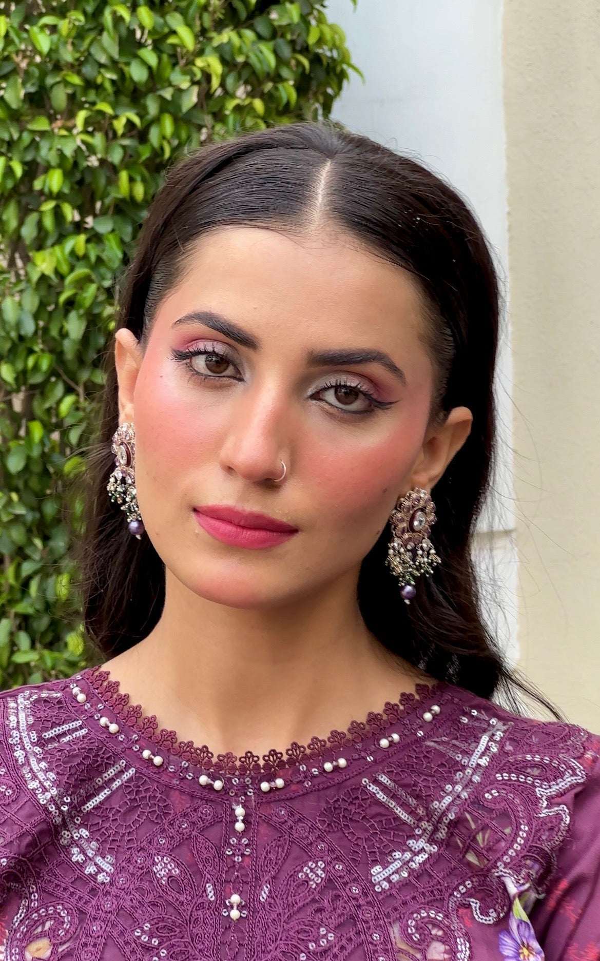 Sliver Earrings Floret - Nusrat Jewellery