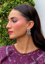 Sliver Earrings Floret - Nusrat Jewellery